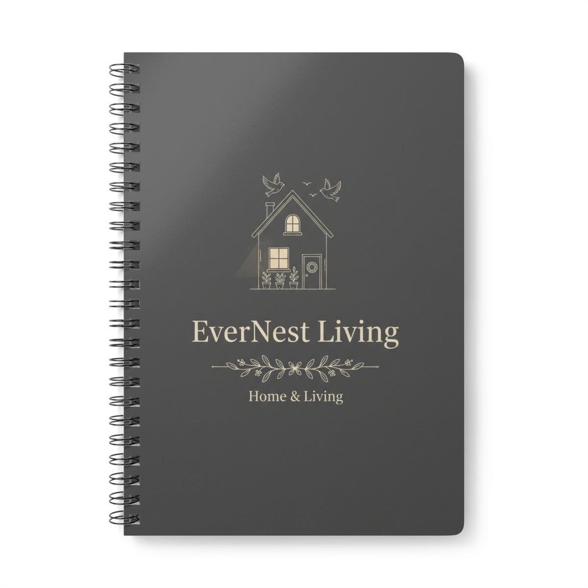EverNest Living A5 Spiral Notebook — Home & Living Journal
