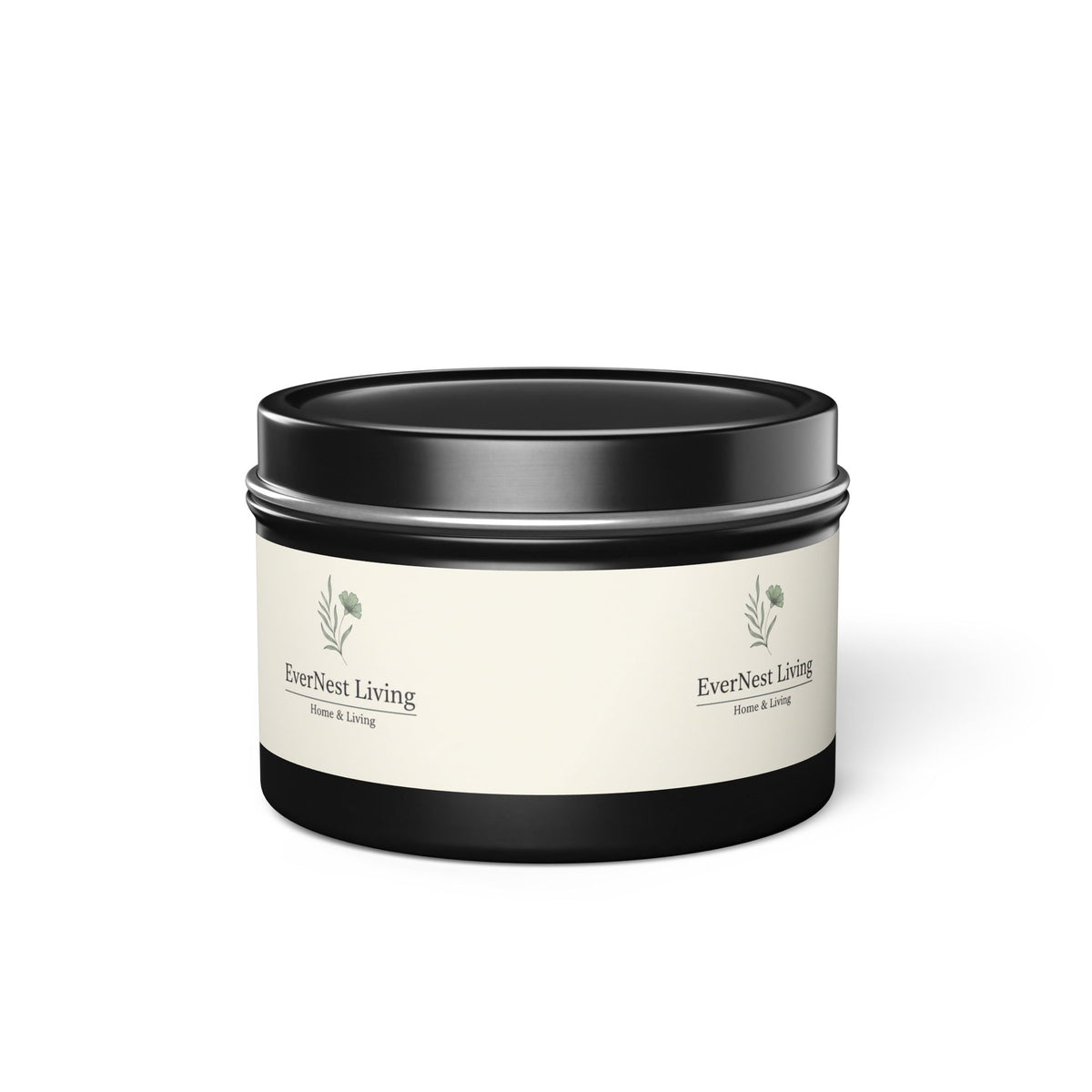 Soy Tin Candle — EverNest Living Scented Jar (Calming & Natural Home Fragrance)