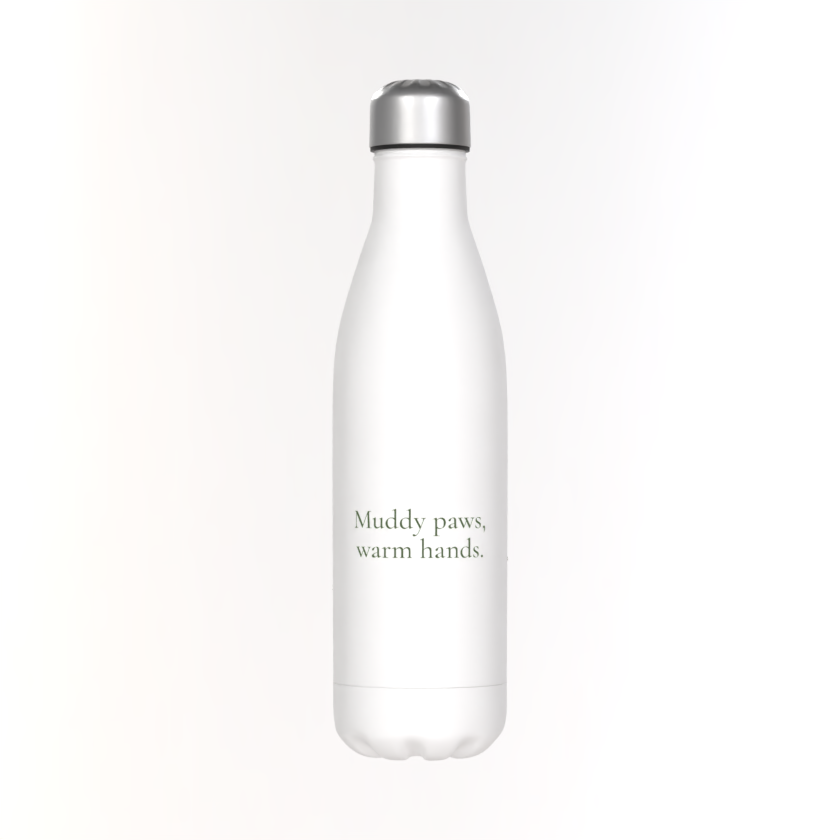 Muddy Paws, Warm Hands – Insulated Dog Walking Flask | 50cl
