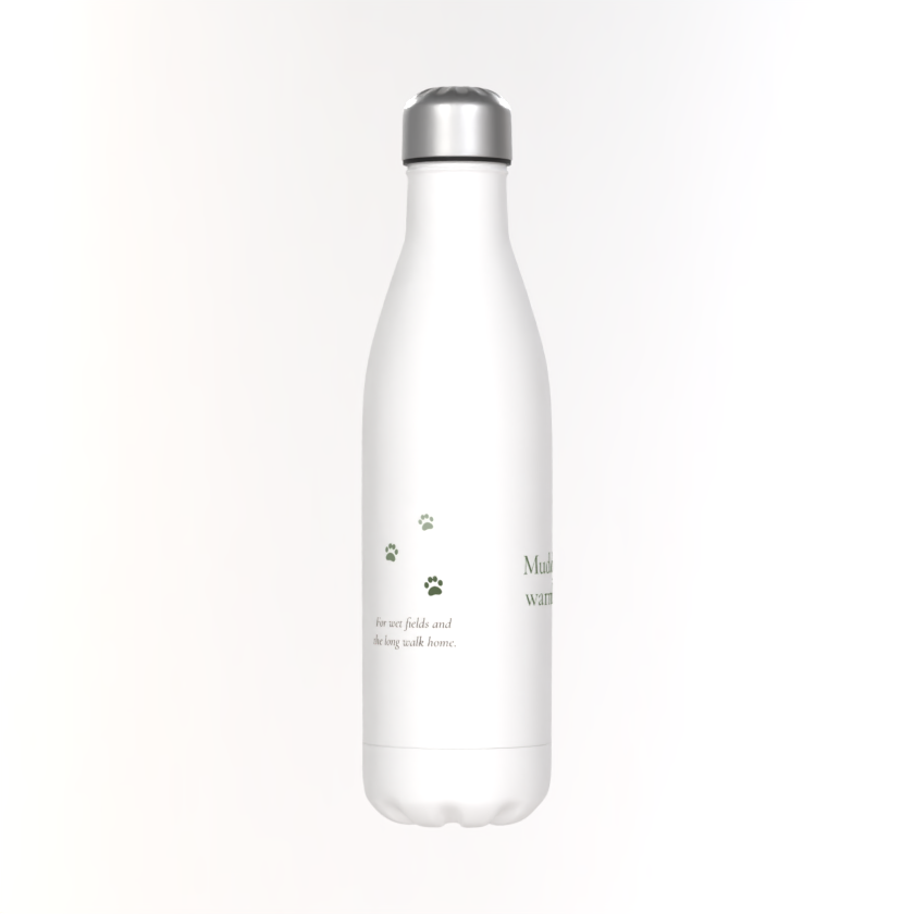Muddy Paws, Warm Hands – Insulated Dog Walking Flask | 50cl