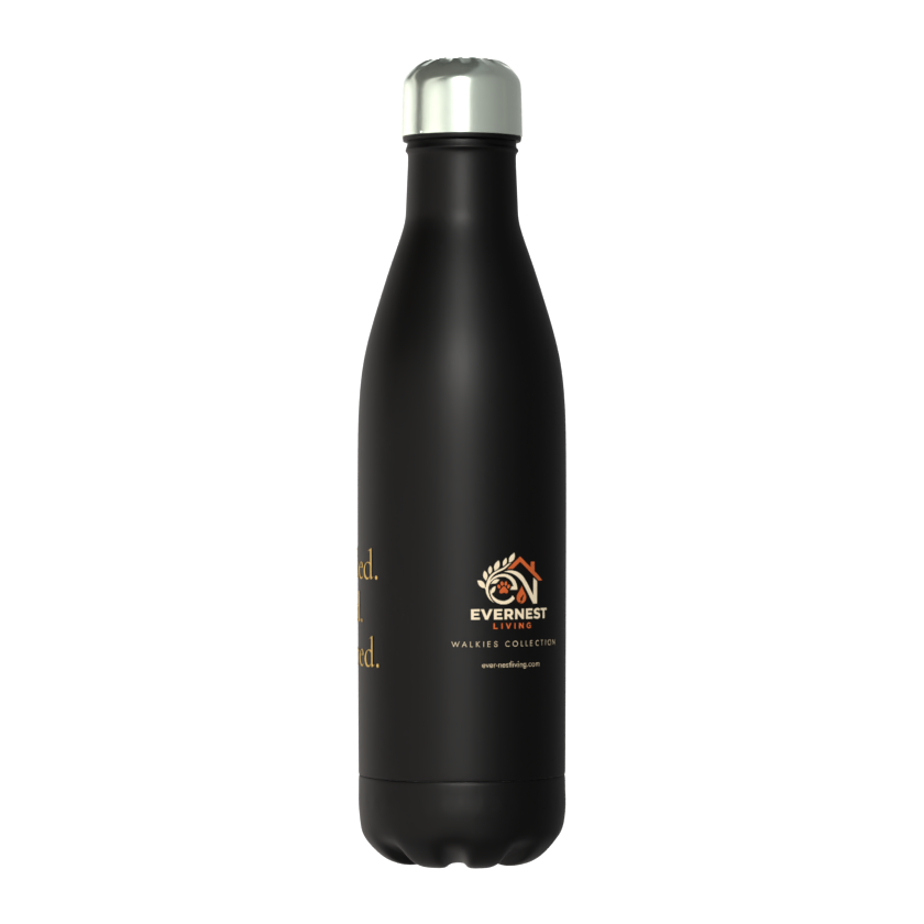 Walked. Fed. Adored. – Insulated Dog Walking Flask | 50cl