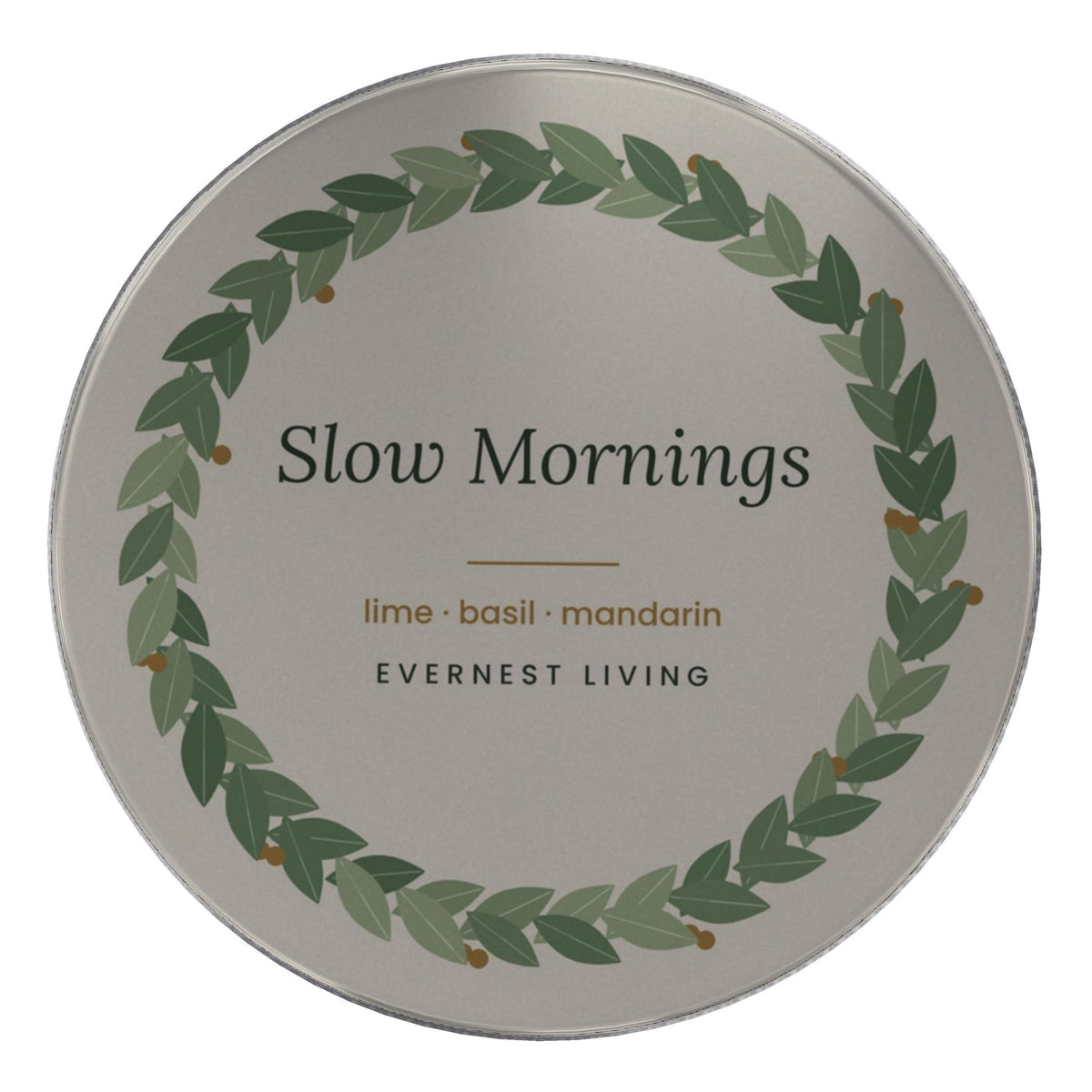 Slow Mornings Scented Candle – Lime, Basil & Mandarin, 250 ml