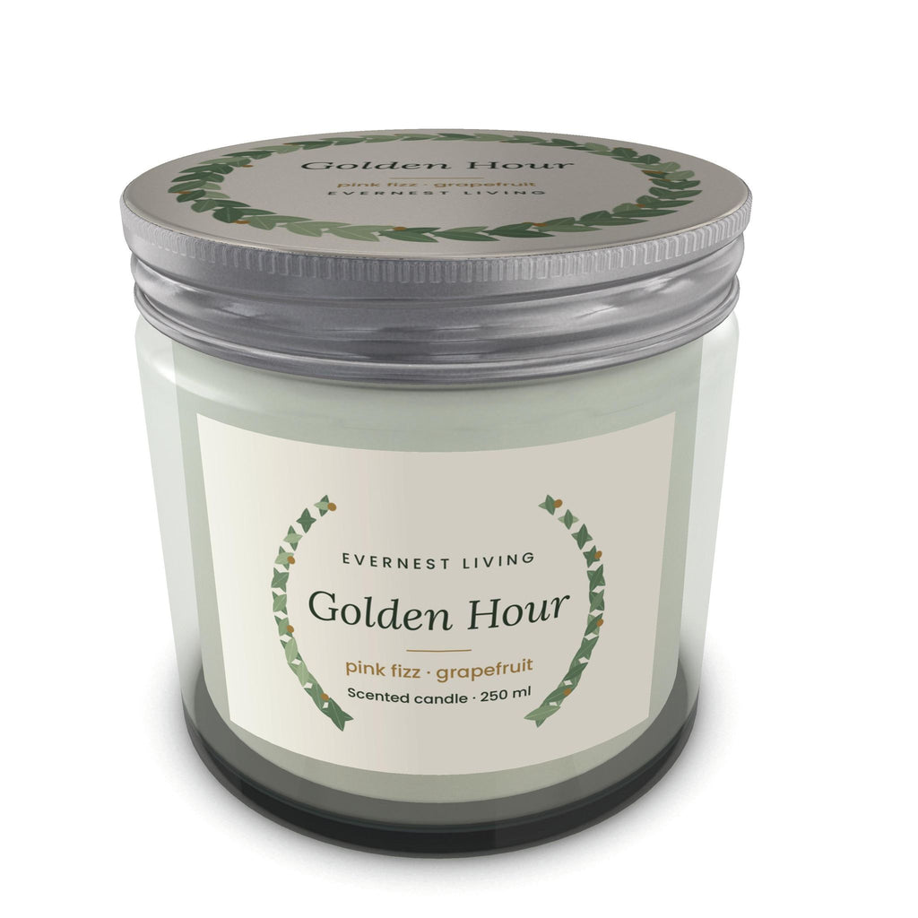 Golden Hour Scented Candle – Pink Fizz & Grapefruit, 250 ml