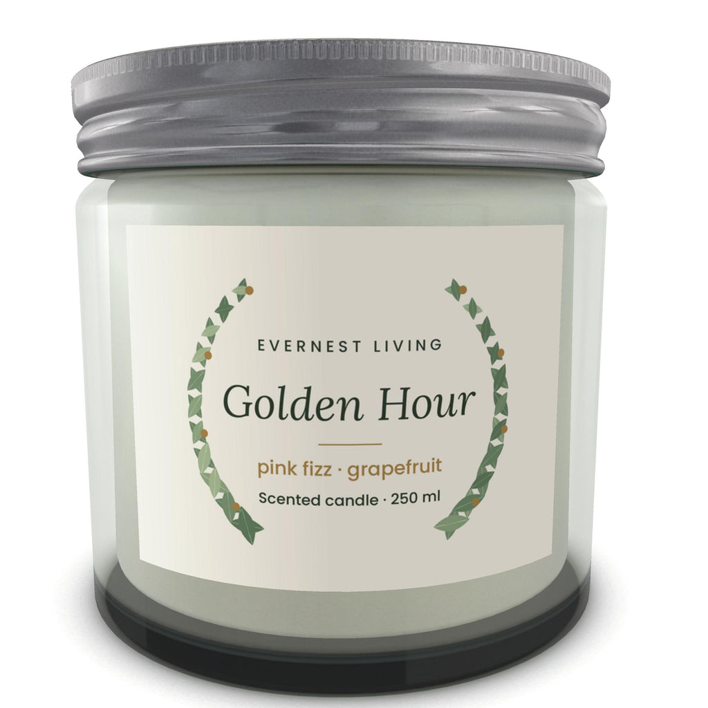 Golden Hour Scented Candle – Pink Fizz & Grapefruit, 250 ml
